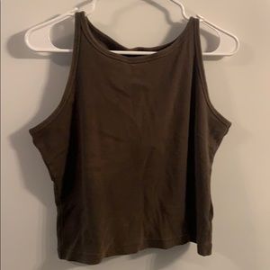 🟢 5/$20 Olive Green Crop Top